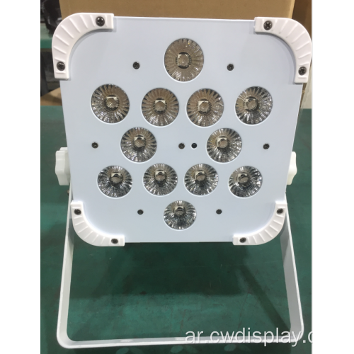 12pcs 6in1 البطارية اللاسلكية LED LED LID PAR